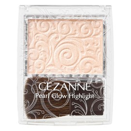 Cezanne Pearl Glow Highlight 2.4g, 01 Champagne Beige, 1 piece / 세잔느 펄 글로우 하이라이트 2.4g, 01 샴페인베이지, 1개