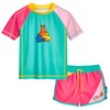 Playshoes Girls 2-Piece Rash Guard Set, The Mouse Friends, 110