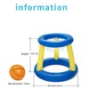 Lcnjscgo Pool Basketball Hoop Toys Games with Ball Set Floating