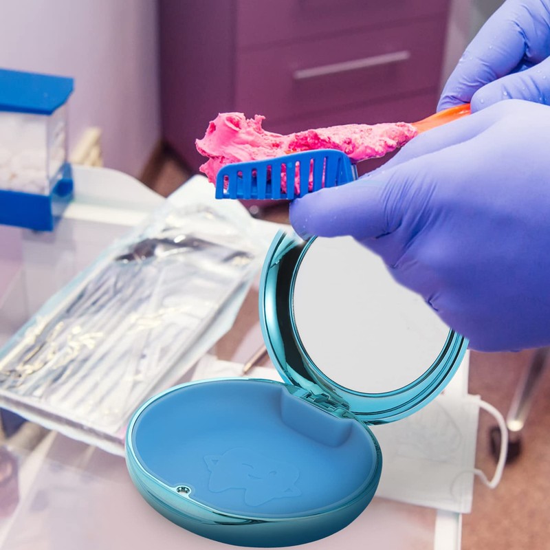 Retainer Case Retainer Container Box: Dental Mouth Guard Case Portable