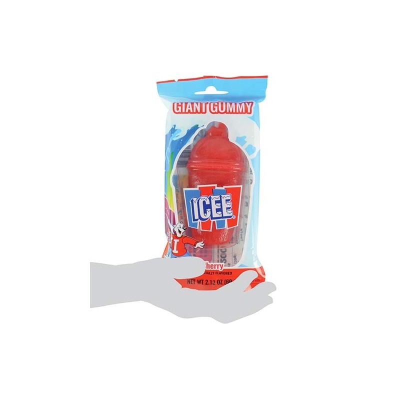 Koko's Icee Giant 2.1 oz. Gummy Candy, 12 Count Display
