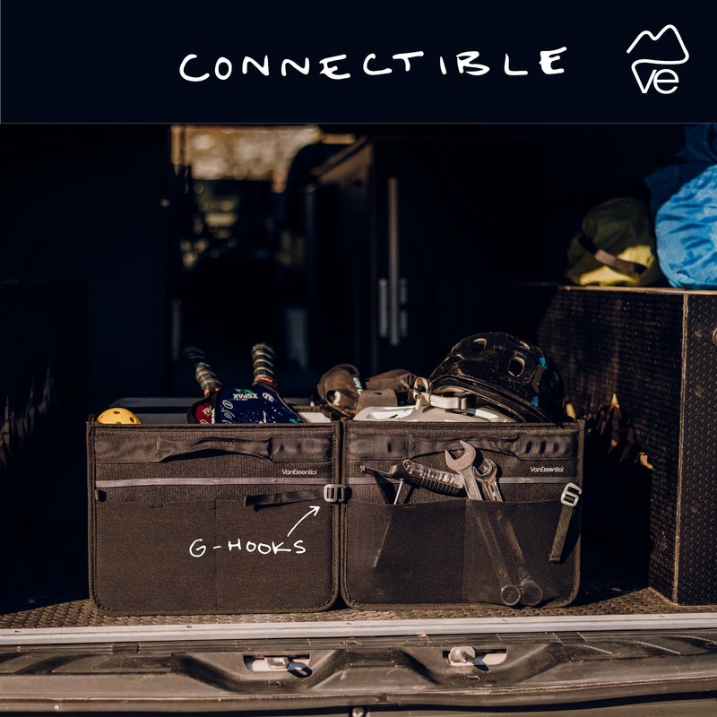 VanEssential Underseat Floor Folding Storage Box Large