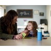 FIFTY/FIFTY Kids Tumbler with Handle Lids and Straws, Spill Proof