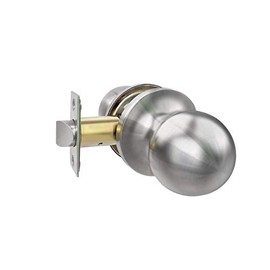 LOCKLY Entry Doorknob Set (Satin Nickel)