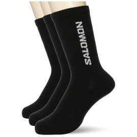 Salomon Everyday Crew 3 Pack Socks LC2086100 Black, Black, 45-47, Black, 42