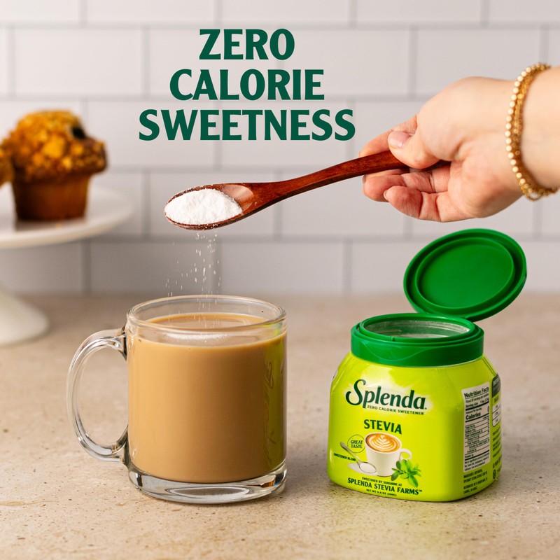 SPLENDA Stevia Zero Calorie Sweetener, Plant Based Sugar Substitute Granulated