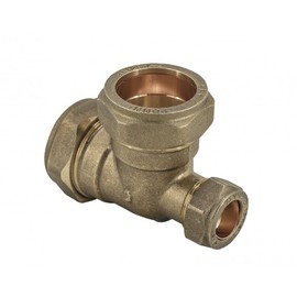 22mm x 15mm x 22mm Compression Reducing Tee