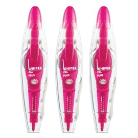 PLUS(プラス) プラス 修正テープ ホワイパー パル テープ幅 5mm 使い捨て 3個パック ピンク 47-599