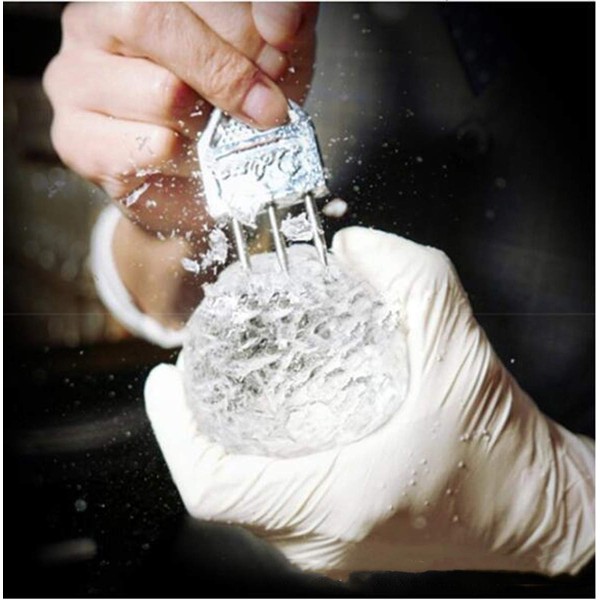 In acciaio inox 3-Prong Ice Pick, Ice Scalpello tritato Ice Barware Bartender Strumenti Bar Accessori
