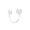 Elli Women's 925 Sterling Silver Adujstable Ball Ring
