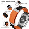 WOCCI 18mm Alpine Loop Nylon Watch Band, Adjustable Sport Strap,