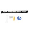 RJ11 Through Coupler 25 Ports Anti Interference Gold Plated Pin