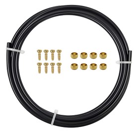 Wjelet Hydraulic Brake Hose Kit, Bike Disc Brake Oil Tube, Hydraulic Brake Cable for SRAM/Shimano BH59, Mountain Bike Road Bicycle Hydraulic Brake Line Tube with Connecting Screw