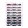 CllUTRS Individual False Eyelash Clusters, 14 Rows, Multiple Lengths 9-16mm,