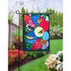 Evergreen Hydrangea Happiness Garden Waffle Flag