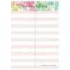 PRICARO A6 Mosaic Shopping List (Pack of 5)