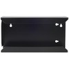 SANISMART Glove Dispenser Metal Black Matt 25 x 7.5 x