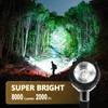 MOONASION Rechargeable Spotlight 800 Lumens, Super Bright LED Spotlight Flashlight