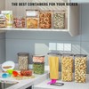 WeeProp 12 Pack Airtight Food Storage Containers with Lids-Plastic Pantry