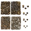 SUPERFINDINGS 400 Set 4 Sizes 3/4/5/6 mm Iron Rivets Double
