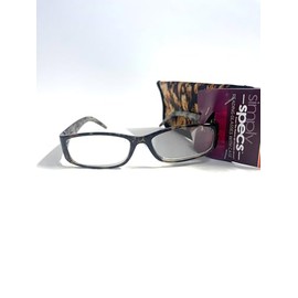 Foster Grant Simply Specs Reading Glasses animal print Syriah +3.25, Brown