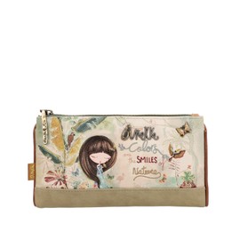 Anekke Women's Soft Wallet 36709-906 Multicoloured 20 x 10 x 2 Travel Accessory Wallet, Colourful, Colourful