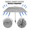 G4Free 62 Inch Portable Golf Umbrella Large Oversize Double Canopy