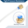 Hihaha Push to Connect Air Fittings 5/8" Male Thread Air