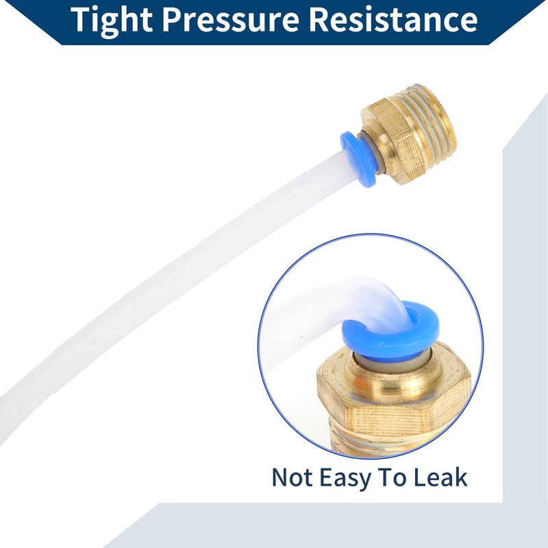 Hihaha Push to Connect Air Fittings 5/8" Male Thread Air