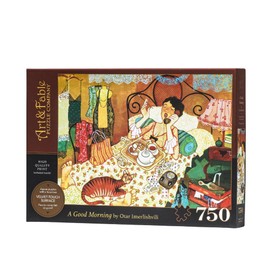 Art & Fable Puzzle Company A Good Morning by Otar Imerlishvili 750 Piece Fine Artwork Premium Adult Jigsaw Puzzle