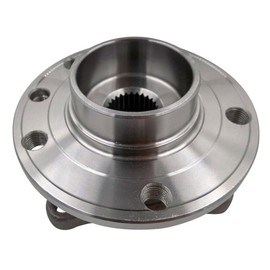 Qiexeoe Wheel Hub and Bearing Assembly Front Left Driver Right Passenger Side Polished Protected Trapezoid Flange 5-Lug for Chrysler 200 2.4L/3.6L 15-17,for Dodge for Dart 1.4L/2.0L/2.4L 13-16