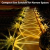 DenicMic Solar Lights Outdoor 10 Pack Waterproof Christmas Lights Outdoor