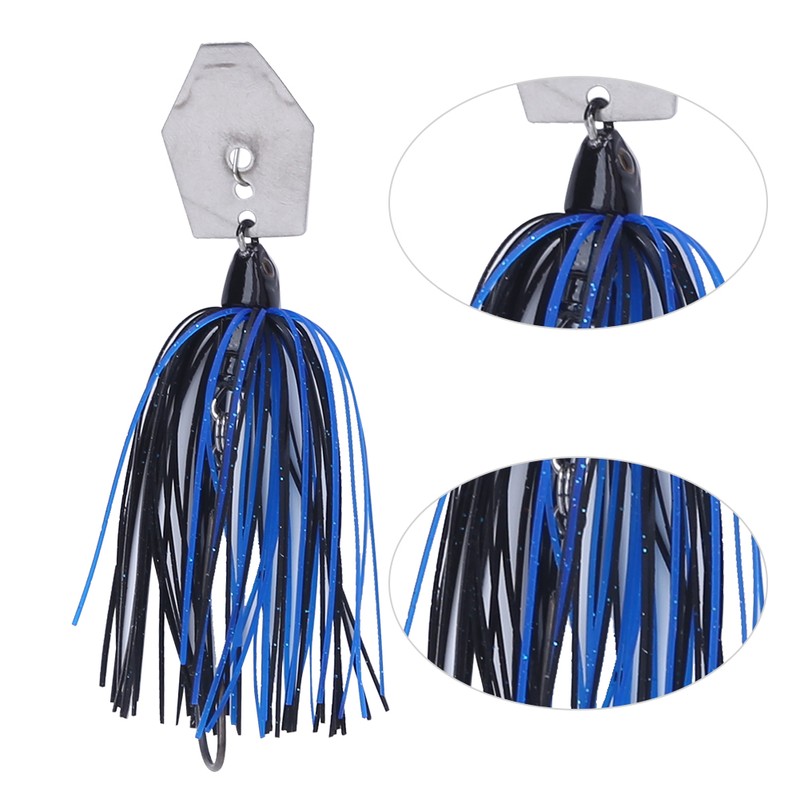 10cm 11g Metal Bait Sequin Bottom Beard Lure Fishing Lures