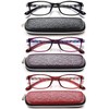 EYEURL Reading Glasses for Women-Blue Light Blocking For Women-3 Pack