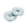 QWORK 4 Pack 3" Heavy Duty Garage Door Pulley Kits,