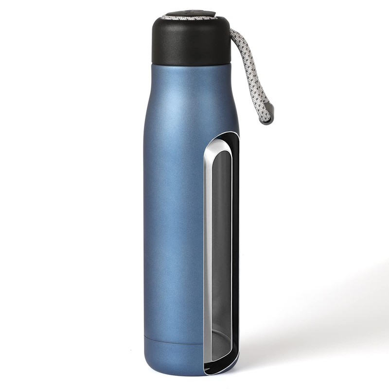 Small Water Bottle 12 oz, Dusgut Insulated Water Bottle,Stainless Steel,Wide