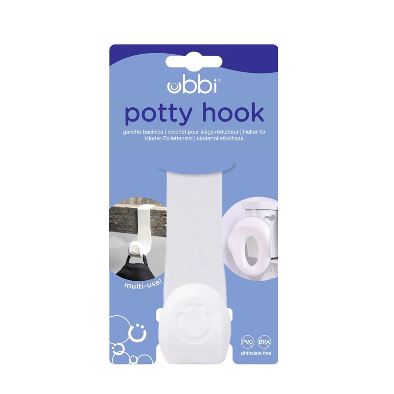 Ubbi Multi-Use Potty and Utility Hook, No Hardware or Installation