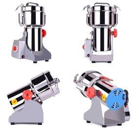 CGOLDENWALL Upgraded Electric Grain Grinder Mill High-speed Spice Herb Mill Commercial Powder Machine Dry Cereals Grinder CE (300g Swing Type)