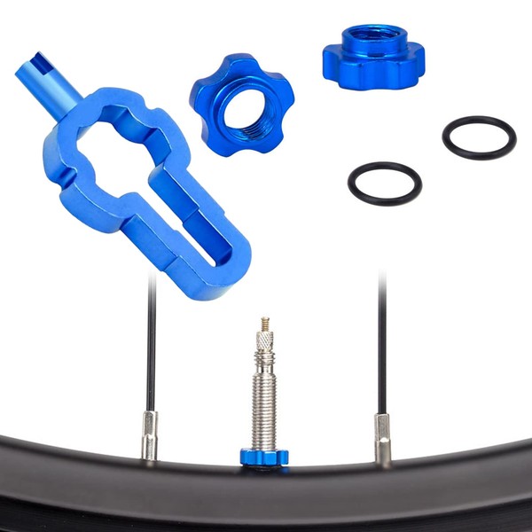 TAKONE Bicycle Valve Wrench, Valve Extractor and Bicycle Valve Nut