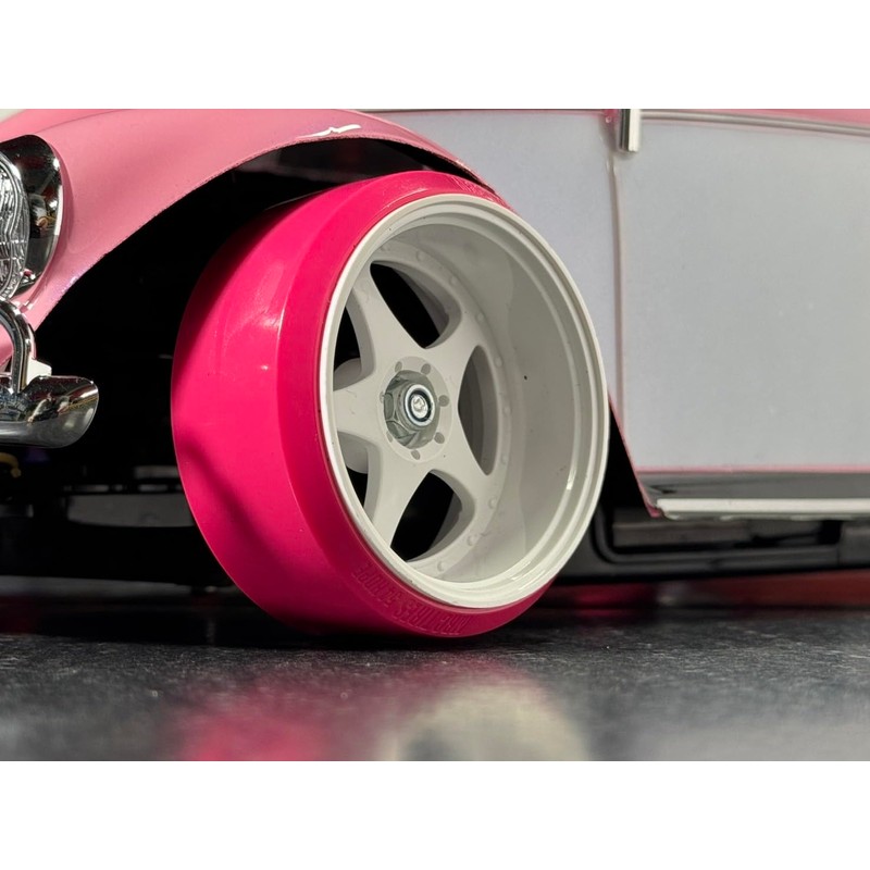 MRC Large Diameter Tires, Pink, 2.1 inches (54 mm), HDPE,