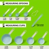 KETPOT 9-Piece Cup Measure for Baking ; 4 Measuring Cups,