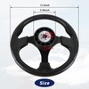 LOSCHEN Boat Steering Wheel Polyurethane Leather with 3/4" Axle Marine