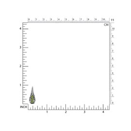 Silvershake 3 Stone Natural Peridot 925 Sterling Silver Victorian Style Hook Earrings