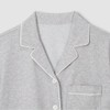 JAJU [JAJU] JAJU AIR Cotton 3/4 Sleeve Pajama Set_Melange Grey