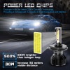 AQJ 2PC Black 4x6 LED Headlights Hi Lo Beam for