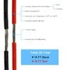 BNTECHGO 10 Gauge Silicone Wire 10 ft red and 10