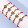 MESARCH 8Pcs Red Rope Virgen de Guadalupe Bracelet San Judas