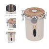 Coffee Canister 1.8L Stainless Steel Airtight Coffee Bean Storage Container