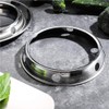 Wok Rings Stainless Steel Round Metallic 2 Pack 7.8" and
