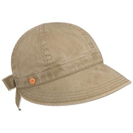 Mayser Angelina Visor Fabric Visor Women's Visor Sun Visor Women's Cap Sun Cap Women's – Made in the EU with Visor Summer Spring Summer, khaki